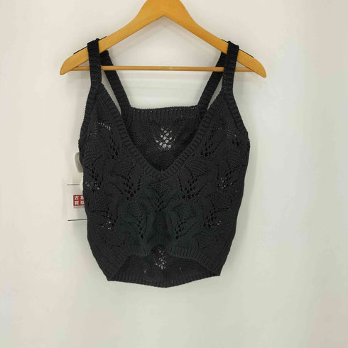 ロクビューティーアンドユースユナイテッドアローズ 6 BEAUTY & YOUTH UNITED ARROWS LILY YARN SUKASHI KNIT CAMI レディース FREE