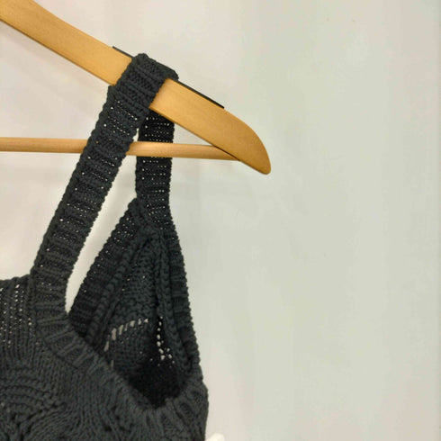 ロクビューティーアンドユースユナイテッドアローズ 6 BEAUTY & YOUTH UNITED ARROWS LILY YARN SUKASHI KNIT CAMI レディース FREE