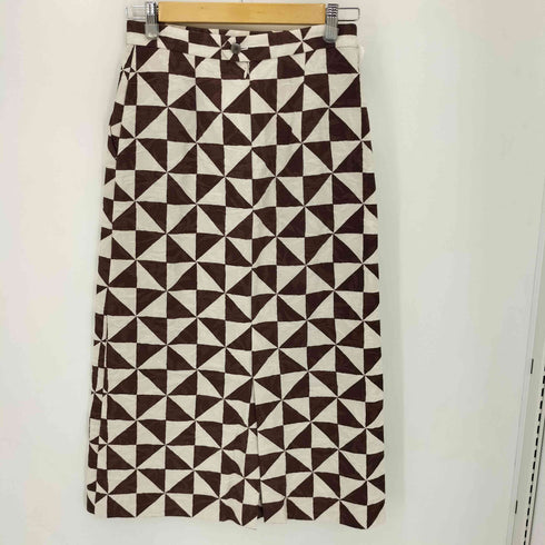 ロクビューティーアンドユースユナイテッドアローズ 6 BEAUTY & YOUTH UNITED ARROWS KIKAGAKU PRINT SKIRT レディース JPN:36