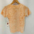 ベースレンジ BASERANGE ポルトガル製 ベロア クルーネック Tシャツ レディース import:S