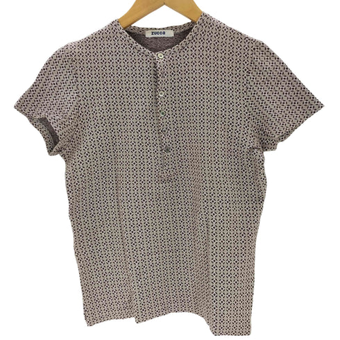 ズッカ ZUCCa ジャガード ヘンリーネックカットソー レディース JPN:M