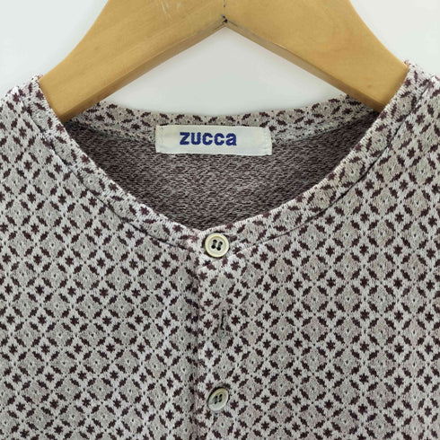 ズッカ ZUCCa ジャガード ヘンリーネックカットソー レディース JPN:M