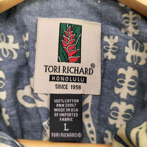 トリリチャード TORI RICHARD USA製 アロハシャツ メンズ JPN:L