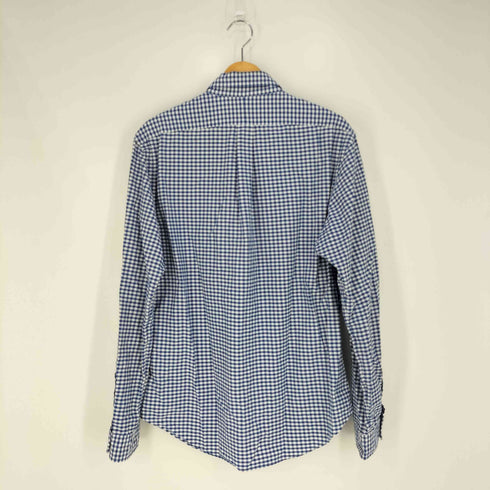 ラルフローレン RALPH LAUREN SLIM FIT ポニー刺繍 ギンガムチェック オックスフォードシャツ メンズ import:L