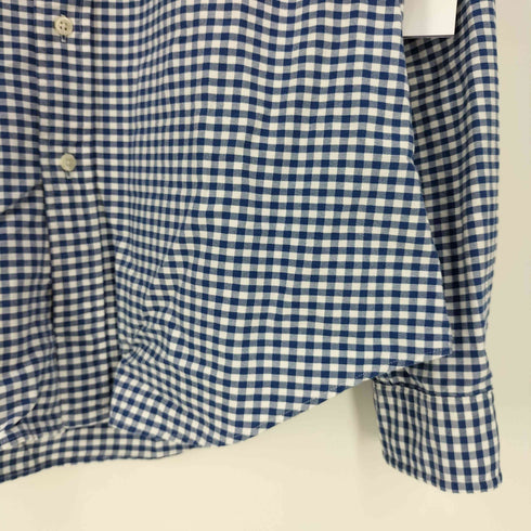 ラルフローレン RALPH LAUREN SLIM FIT ポニー刺繍 ギンガムチェック オックスフォードシャツ メンズ import:L