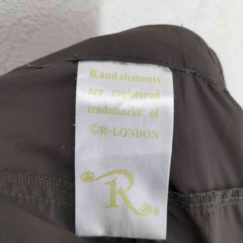 R-LONDON 刺繍デザインナイロンパンツ メンズ