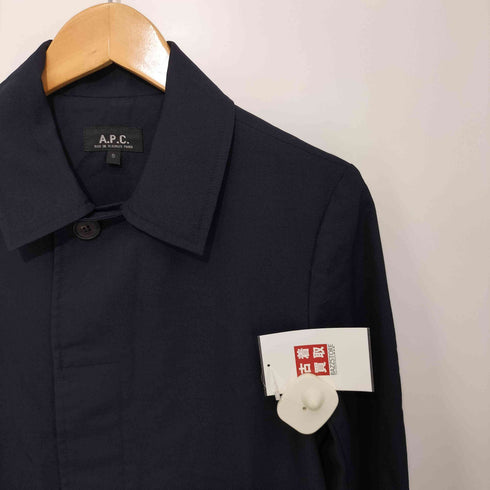 アーペーセー A.P.C. フランス製 比翼ステンカラーコート レディース JPN:S