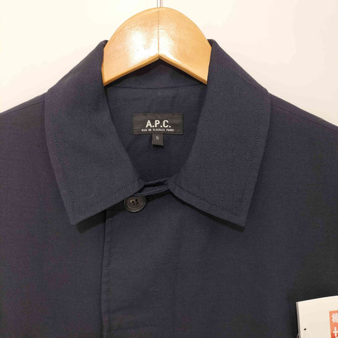 アーペーセー A.P.C. フランス製 比翼ステンカラーコート レディース JPN:S