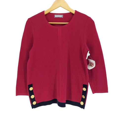 イヴサンローラン Yves Saint Laurent 70~80S サイドボタン装飾ニット レディース JPN:M
