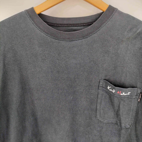 カールヘルム Karl Helmut ロゴプリント クルーネックポケットカットソー メンズ JPN:L