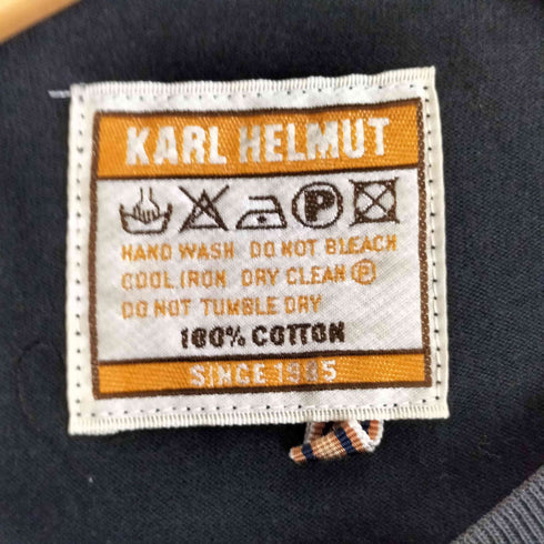 カールヘルム Karl Helmut ロゴプリント クルーネックポケットカットソー メンズ JPN:L