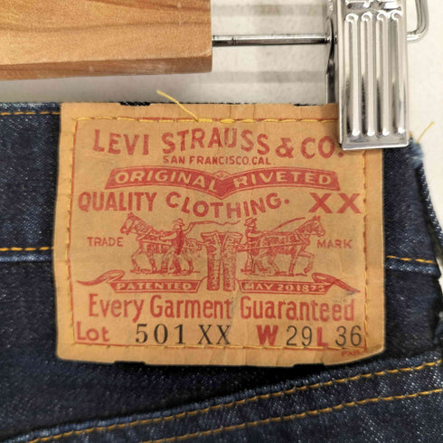 リーバイス Levis 90s made in usa 501XX bigEボタン裏555 ボタンフライデニムパンツ メンズ 29×36