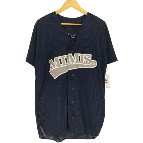 メッシュベースボールシャツ メンズ