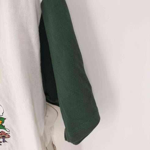 ヴィジョンストリートウェア VISION STREET WEAR 発泡プリント バイカラーTシャツ メンズ JPN:L