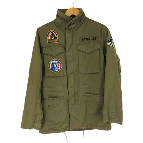 ヒステリックグラマー HYSTERIC GLAMOUR ワッペン スタッズ ミリタリージャケット メンズ JPN:M
