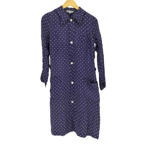 コムデギャルソンコムデギャルソン COMME des GARCONS COMME des GARCONS AD2004 05SS 総柄キュプラシャツコート レディース JPN:S