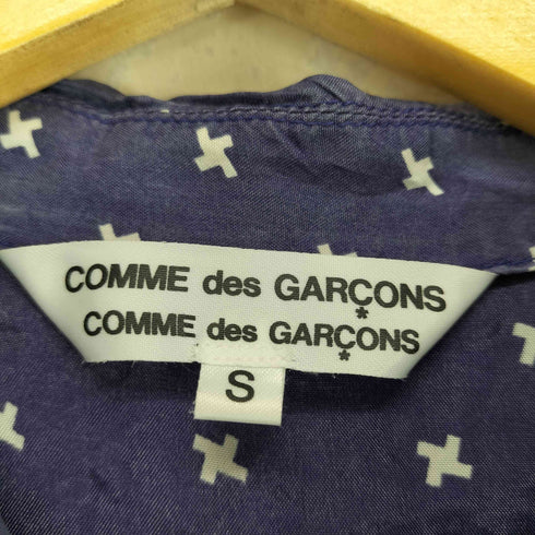 コムデギャルソンコムデギャルソン COMME des GARCONS COMME des GARCONS AD2004 05SS 総柄キュプラシャツコート レディース JPN:S