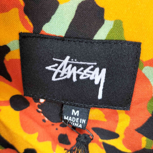 ステューシー Stussy POPPY SS SHIRT ポピー 開襟シャツ オープンカラー アロハ メンズ import:M