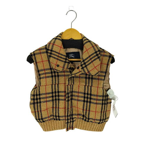 バーバリーロンドン BURBERRY LONDON ノバチェックウールベスト クロップド バーバリーチェック レディース
