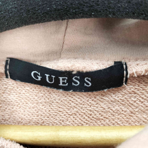 ゲス GUESS エンボスロゴ ロゴフーディー レディース import:XS