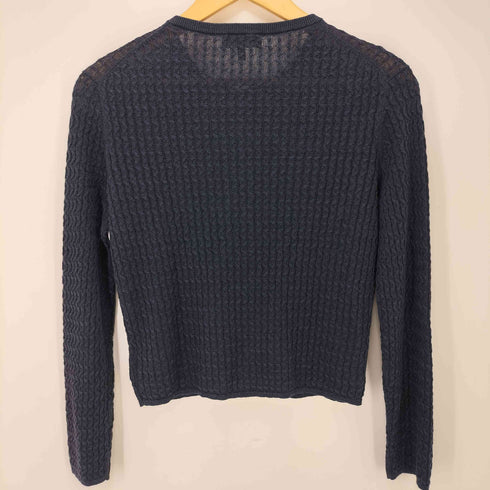 セオリー theory Neo Sag Harbor Cable Crop Cardi レディース S
