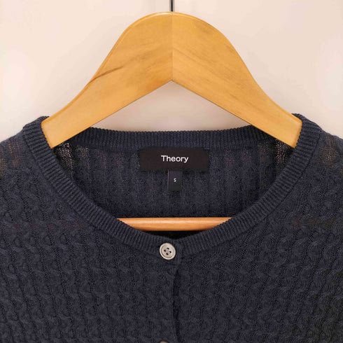 セオリー theory Neo Sag Harbor Cable Crop Cardi レディース S