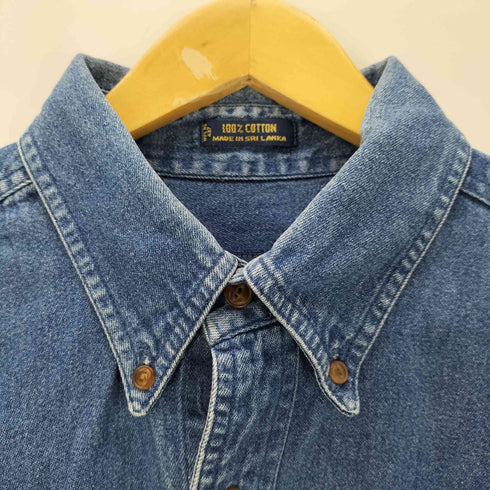 チャップスラルフローレン CHAPS RALPH LAUREN L/S ロゴ刺繍BDデニムシャツ メンズ JPN:L