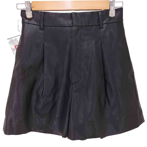 マウジー moussy F/LEATHER HW ハーフパンツ レディース 1