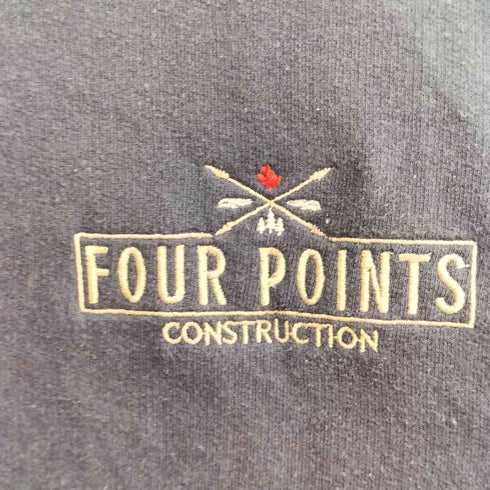 エムアンドオー M&O FOUR POINTS 刺繍 クルーネックスウェット メンズ JPN:L