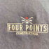 エムアンドオー M&O FOUR POINTS 刺繍 クルーネックスウェット メンズ JPN:L