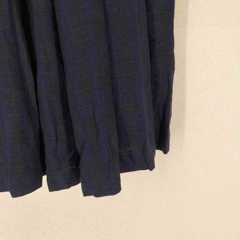 トリココムデギャルソン tricot COMME des GARCONS 80S レーヨンチェックプリーツスカート レディース