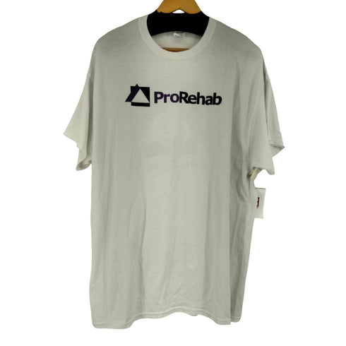 ポートアンドカンパニー PORT and COMPANY 企業ロゴ プリントクルーネックTシャツ メンズ 2XL