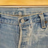 リーバイス Levis 80S 501 赤耳 前期 クロカン ボタン裏無刻印 内股シングル クラッシュ ダメージ ボロ ブリーチ メンズ ONE SIZE W40 L31