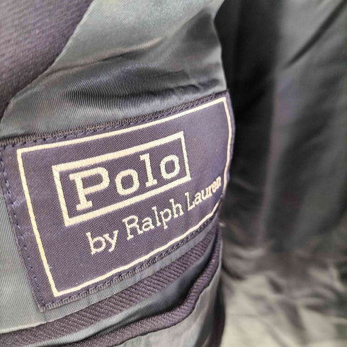 ポロバイラルフローレン Polo by RALPH LAUREN 三角タグ 金ボタン ダブルブレスト ブレザー 紺ブレ テーラード ジャケット メンズ