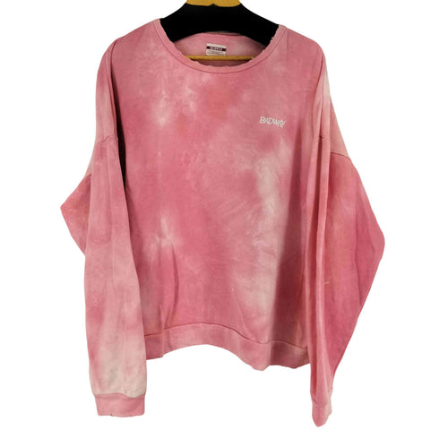 BADWAY Tie dye pattern damage sweat メンズ JPN:M