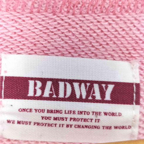 BADWAY Tie dye pattern damage sweat メンズ JPN:M