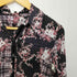 トルネードマートファム TORNADO MART FEMME 花柄シースルーシャツブラウス ベロアライン レディース JPN:36