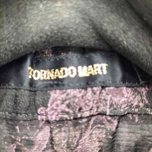 トルネードマートファム TORNADO MART FEMME 花柄シースルークレープシャツブラウス レディース JPN:36