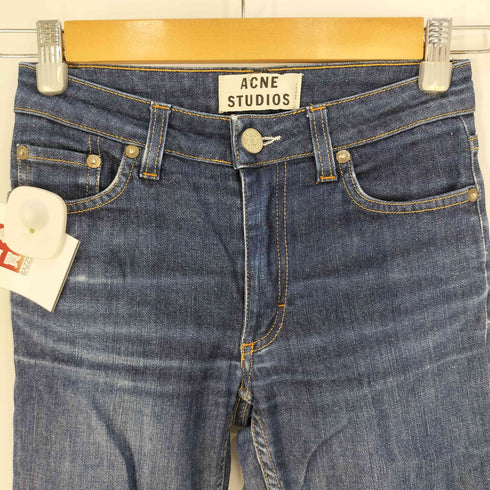 アクネストゥディオズ ACNE STUDIOS FLEX S RAW 5ポケット スキニーデニムパンツ レディース 24/32