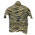 イッセイミヤケ ISSEY MIYAKE S/S ゼブラ柄プリーツカットソー レディース