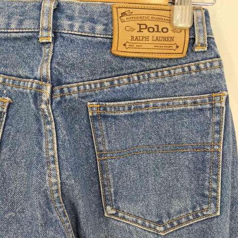 ポロラルフローレン POLO RALPH LAUREN 80-90s AUTHENTIC DUNGAREES オーセンティックダンガリー デニムパンツ レディース 7