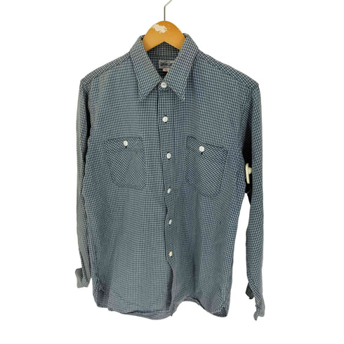 シュガーケーン SUGAR CANE ネコ目ボタン ダブルポケット グラフチェック L/S ワークシャツ メンズ JPN:M