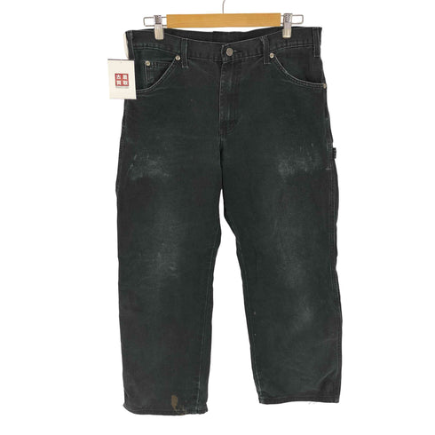 ディッキーズ Dickies 90-00S メキシコ製 赤タグ RELAXED FIT ダック地 ジップフライ ペインター パンツ メンズ 34×34