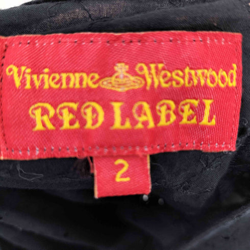 ヴィヴィアンウエストウッドレッドレーベル Vivienne Westwood RED LABEL カットワークレースブラウス レディース JPN:2