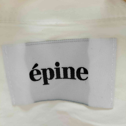 エピヌ epine ロゴ刺繍 L/S シャツ レディース