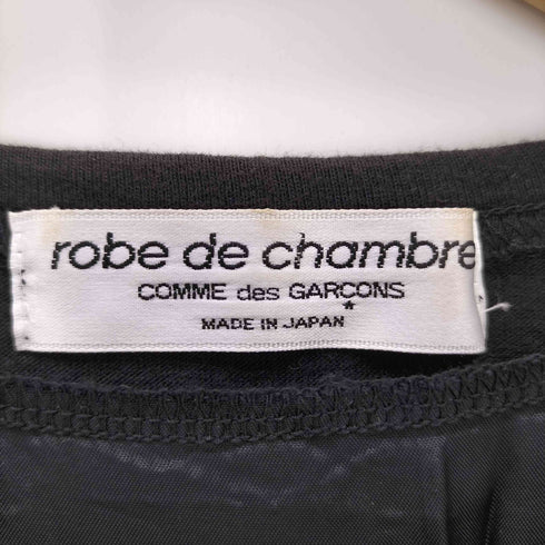 ローブドシャンブルコムデギャルソン robe de chambre COMME des GARCONS 02SS 切替 コットン クルーネック 半袖Tシャツ レディース