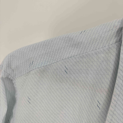 ヴァンヒューゼン VAN HEUSEN Print Works 総柄 レギュラーカラー L/S シャツ メンズ 16 1/2