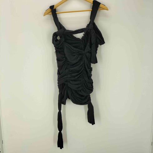 タオコムデギャルソン tao COMME des GARCONS 09SS リボンデザイン ノースリーブワンピース レディース JPN:S