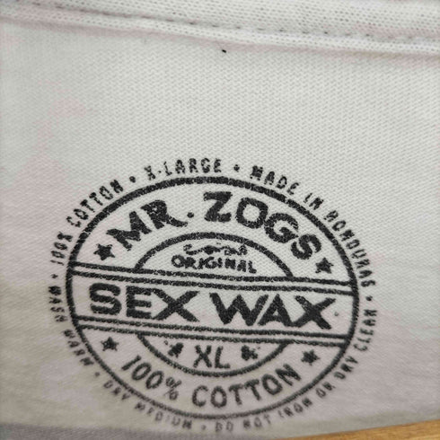 SEX WAX 両面 ロゴ プリント S/S Tシャツ メンズ import:XL