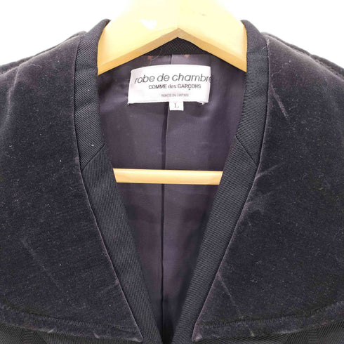 ローブドシャンブルコムデギャルソン robe de chambre COMME des GARCONS 01AW 丸襟 3B テーラードジャケット レディース JPN:L
